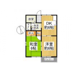 鴨川市東町の物件詳細｜プレミール鴨川101号室　賃料5.9万円【房総不動産ネットワーク】【間取り図1】