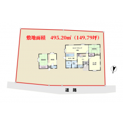 鴨川市大川面の物件詳細｜田園里山風景がある邸宅【房総不動産ネットワーク】【間取り図2】