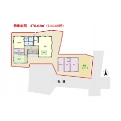 館山市浜田の物件詳細｜ゆったり設計の海浜住宅【房総不動産ネットワーク】【間取り図8】