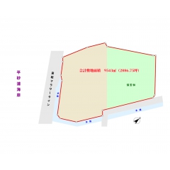 館山市佐野の物件詳細｜マリンリゾート平砂浦の広大地
【房総不動産ネットワーク】【間取り図1】